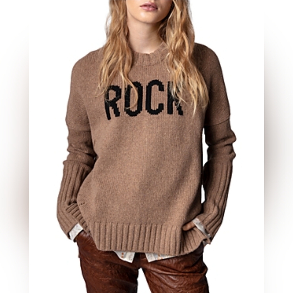 Zadig & Voltaire ROCK Sweater Size Small Merino Wool